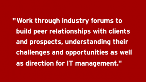 CIO Work through industry forums